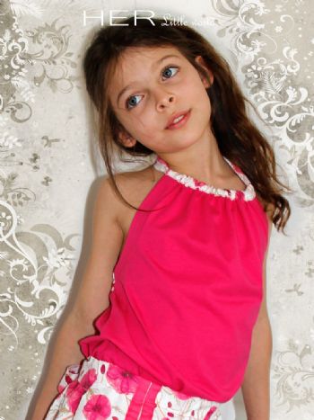 Cheerful Young Girl in White Dress with an Umbrella Stock Image - Image ...